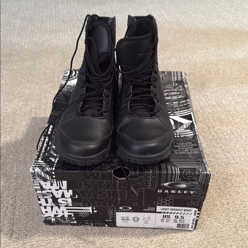 Oakley Black Tactical Boots